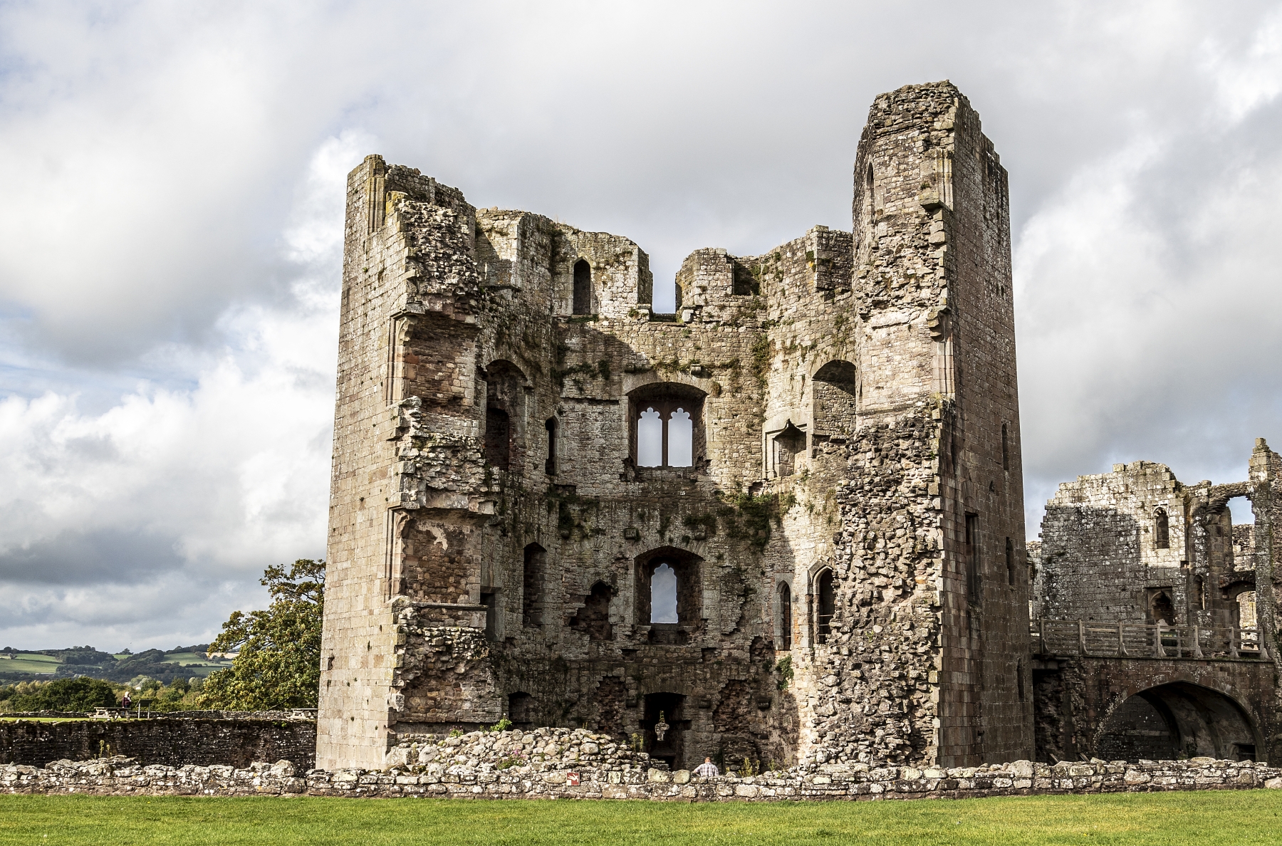 Raglan Castle, Raglan, Monmouthshire, Wales